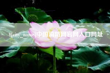 白城中国消防网官网入口网址