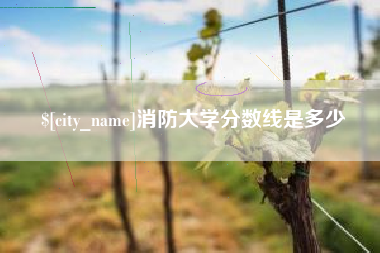 白城消防大学分数线是多少