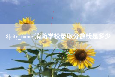 白城消防学校录取分数线是多少