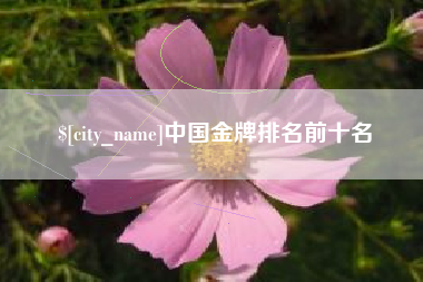 白城中国金牌排名前十名