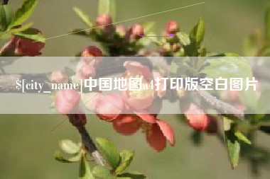 白城中国地图a4打印版空白图片
