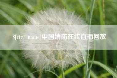 白城中国消防在线直播回放
