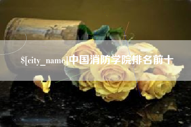 白城中国消防学院排名前十