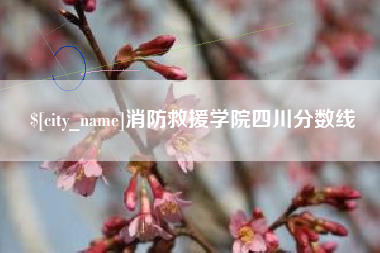 白城消防救援学院四川分数线