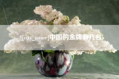 白城中国的金牌有几名