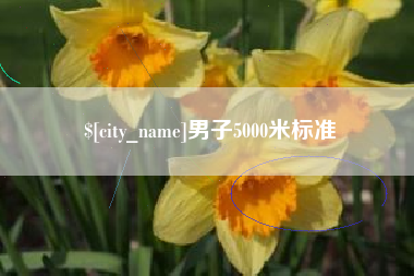 白城男子5000米标准
