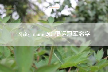 白城2024奥运冠军名字
