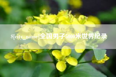 白城全国男子5000米世界纪录