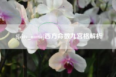 白城西方命数九宫格解析