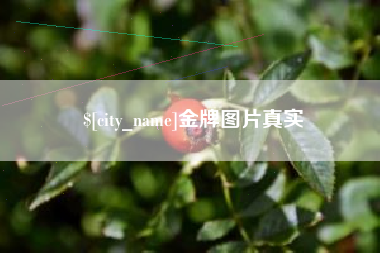 白城金牌图片真实