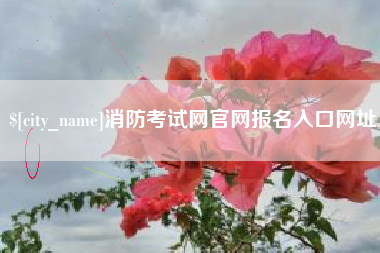 白城消防考试网官网报名入口网址