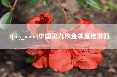 白城中国第九枚金牌是谁得的