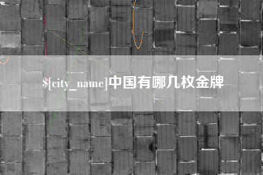 白城中国有哪几枚金牌