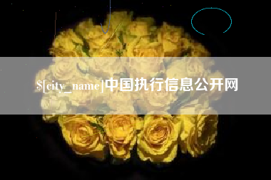 白城中国执行信息公开网