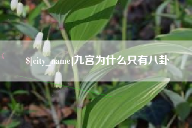 白城九宫为什么只有八卦