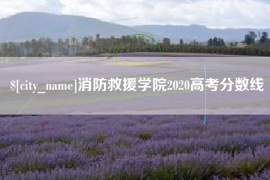 白城消防救援学院2020高考分数线