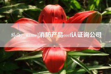 白城消防产品cccf认证询公司