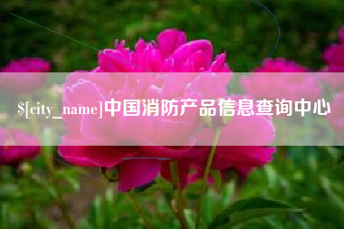 白城中国消防产品信息查询中心