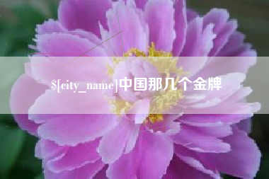 白城中国那几个金牌