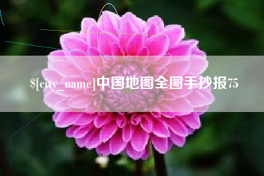 白城中国地图全图手抄报75