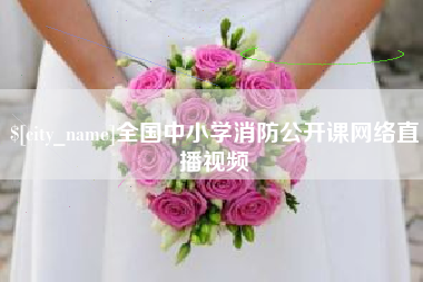 白城全国中小学消防公开课网络直播视频