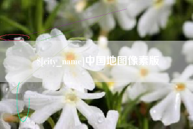 白城中国地图像素版