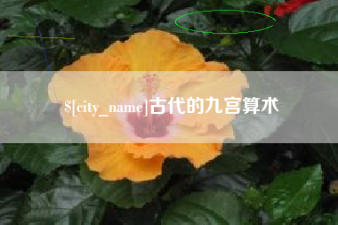 白城古代的九宫算术