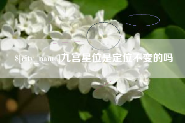 白城九宫星位是定位不变的吗