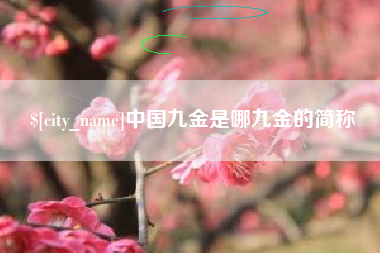 白城中国九金是哪九金的简称