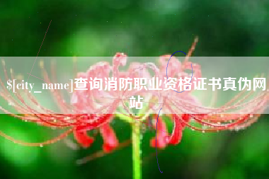 白城查询消防职业资格证书真伪网站