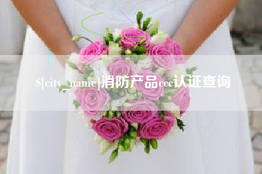 白城消防产品ccc认证查询