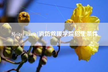 白城消防救援学院招生条件