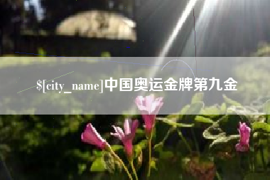 白城中国奥运金牌第九金