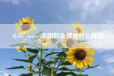 白城中国的金牌是什么样的
