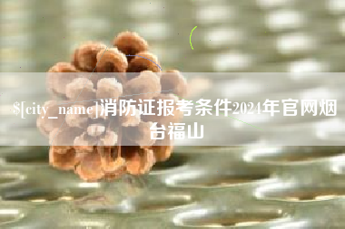 白城消防证报考条件2024年官网烟台福山