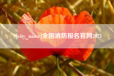 白城全国消防报名官网2021